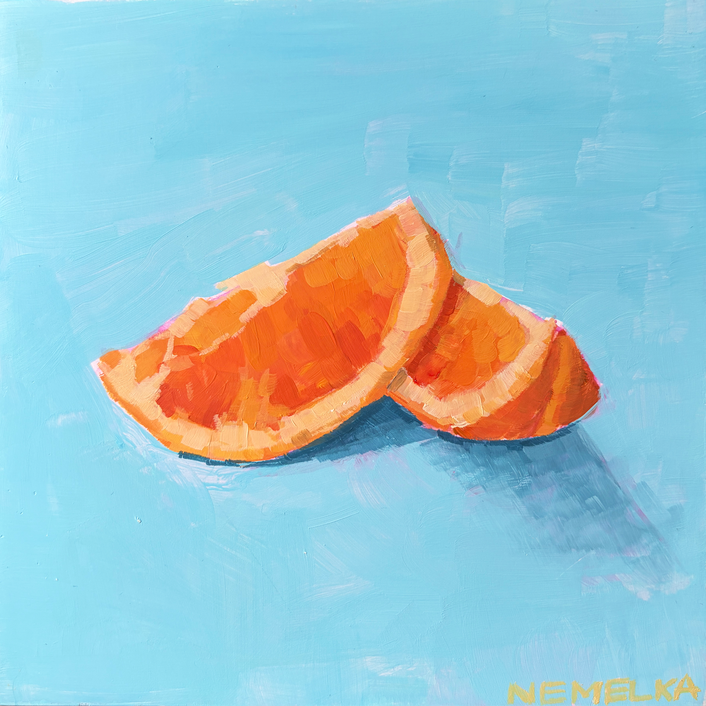 Orange Print